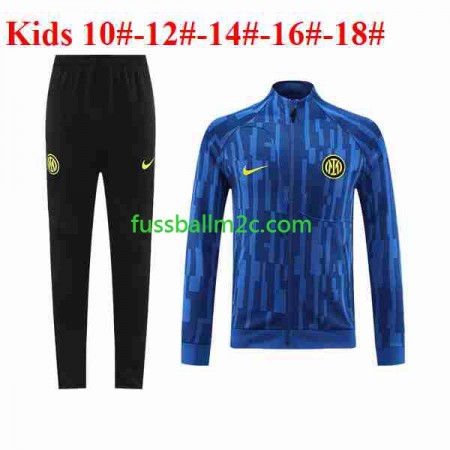 Inter Mailand Kinder Blau Trainingsanzüge 2023-2024 Inter Mailand Kinder Blau Trainingsanzüge 2023-2024